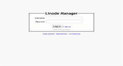 Desktop Screenshot of manager.linode.com